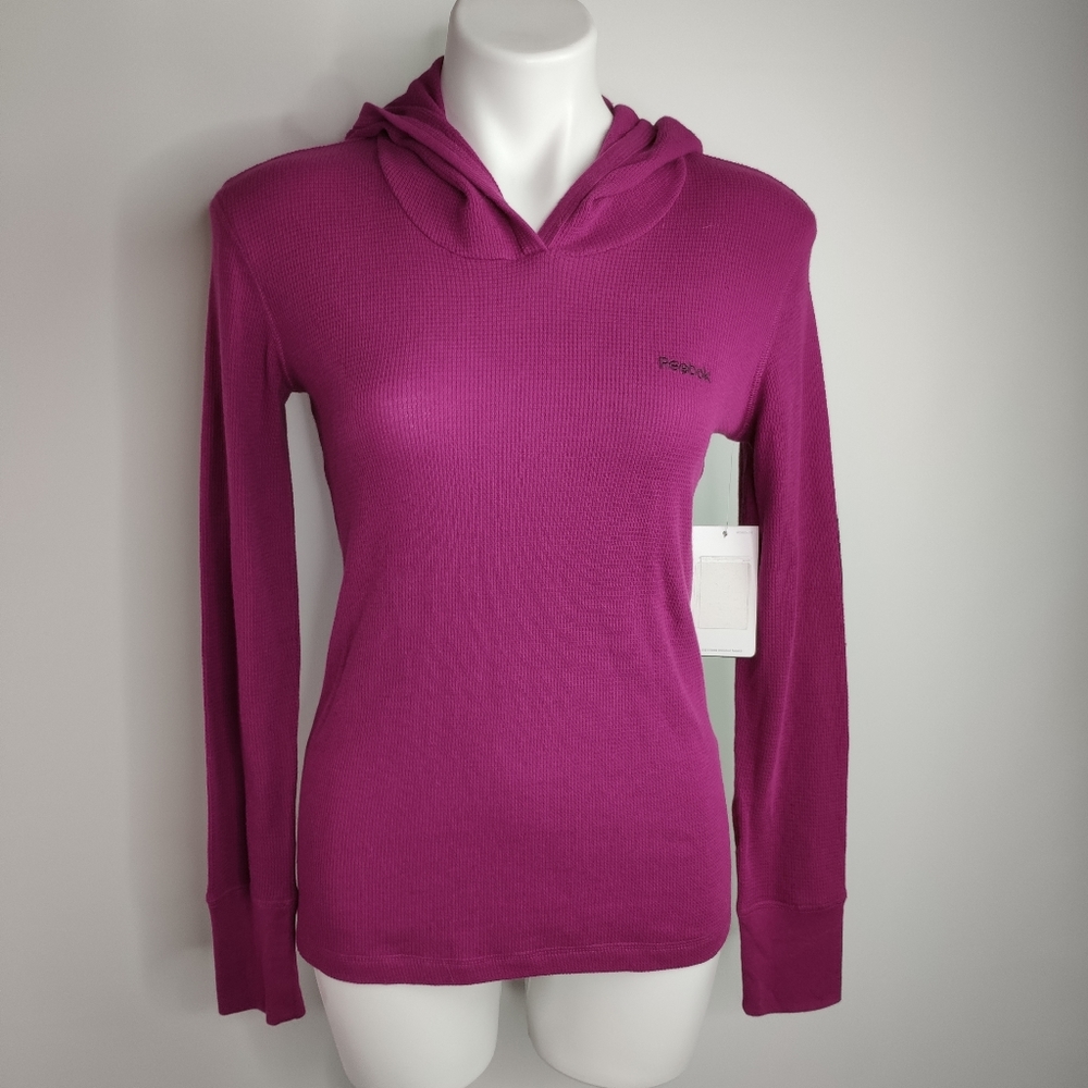 Reebok Long Sleeve Shirt Brazenberry Size Sm NWT